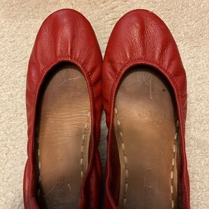 Tieks Red matte size 9